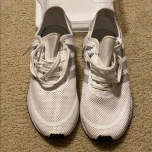 Adidas White Sneakers 7Y